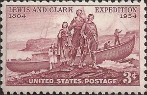 # 1063 MINT NEVER HINGED LEWIS AND CLARK EXPEDITION