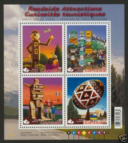 Canada 2335 MNH Roadside Attractions, Inukshuk, Egg