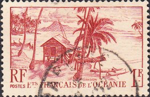 French Polynesia #166 Used