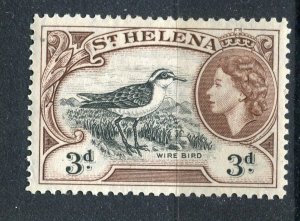 ST.HELENA; 1950s early QEII Pictorial issue Mint hinged 3d. value