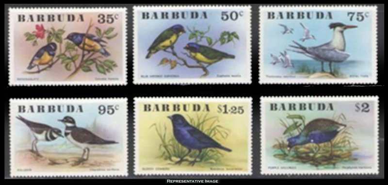 Barbuda Scott 238-243 Mint never hinged.