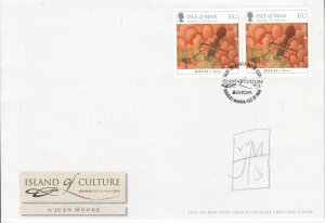 Isle of Man 2014 - Island Culture - Souvenir Cover signed by Artist Juan Moore 