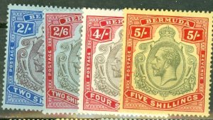 IX: Bermuda 49-52 MNH CV $210+