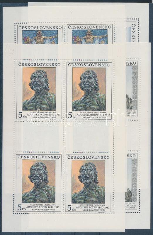 Czechoslovakia stamp National Gallery minisheets MNH 1990 Mi 3069-3072 WS133774