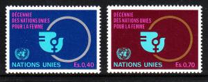 90-91 United Nations Geneva 1980 Decade for Women MNH