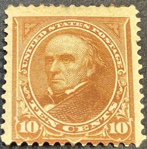 U.S.# 282C-MINT/HINGED--SINGLE--BROWN--1898