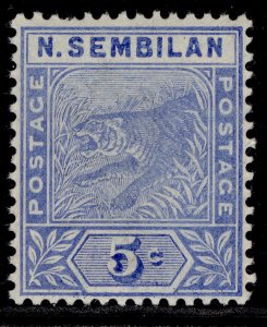 MALAYSIA - Negri Sembilan QV SG4, 5c blue, M MINT. Cat £30.