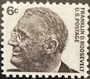 Scott #1284 1966 6¢ Prominent Americans Franklin D. Roosevelt MNH OG XF