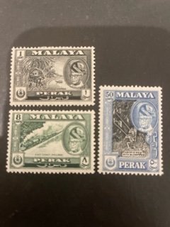 Malaya Perak sc 127,131,134 MHR