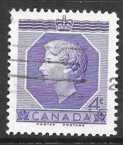 Canada 330: 4c Queen Elizabeth II, used, VF