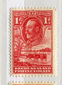 BECHUANALAND; 1930s early GV pictorial issue fine Mint hinged 1d. value