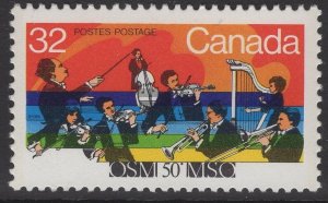 CANADA SG1117 1984 MONTREAL SYMPHONY ORCHESTRA MNH