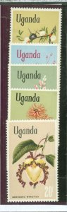 Uganda #124-125/128-129  Single