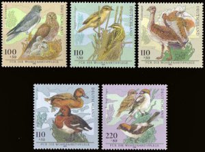 Scott #B837-41 Birds MNH