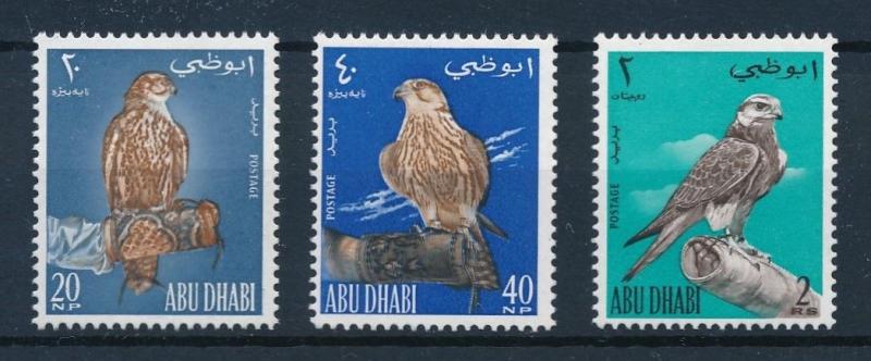 [96532] United Arab Emirates Abu Dhabi 1965 Birds Falcons  MNH