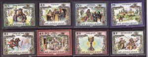 St. Vincent-Scott#979-79G-Unused NH set-King Arthur Legen