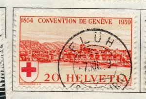 Switzerland Helvetia 1937-46 Early Issue Fine Used 20c. NW-168737