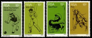 SOUTH AFRICA SG393/6 1976 SPORTING COMMEMORATIONS MNH