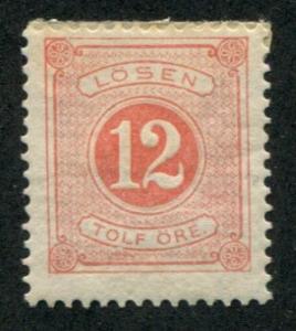 Sweden SC# J16 Postage Due 12ore perf 13 mint hinged