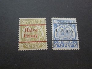 Transvaal 1893 Sc 143,145 MH