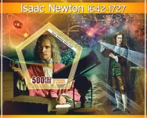 Stamps. Isaac Newton 2020 year, 6 sheets  perforated  NEW