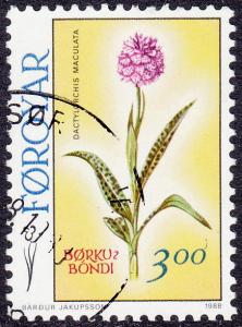 Faroe Islands - 1988 - Scott #170 - used - Flower