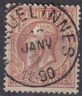 Belgium #54  F-VF  Used   CV $17.50  (Z7589)