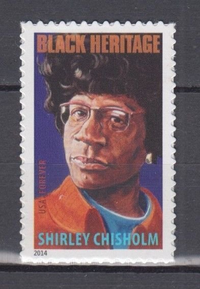 ​USA Sc#4856 Black Heritage Shirley Chisholm forever stamps  MNH