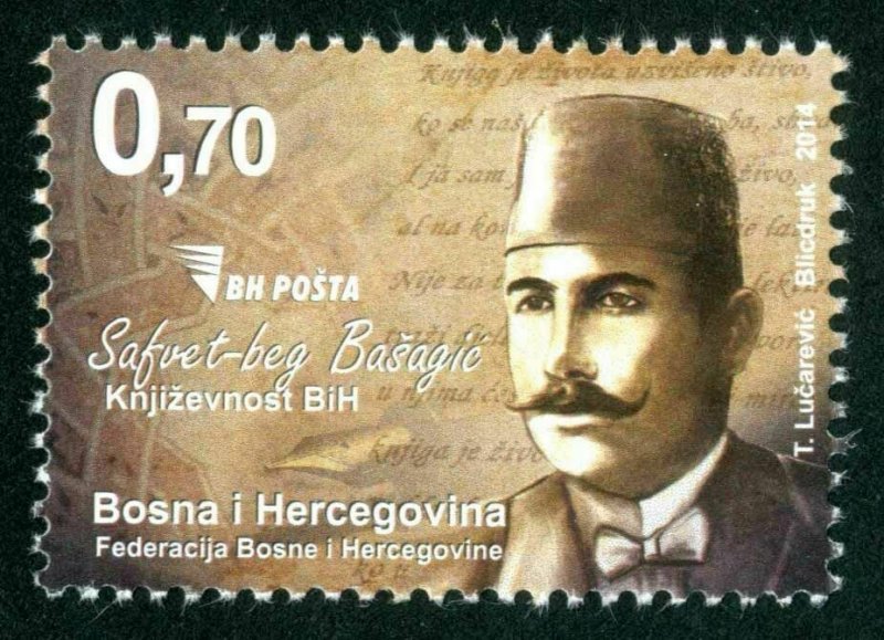 BOSNIA & HERZEGOVINA/2014, Safvet-beg Bašagic, MNH 