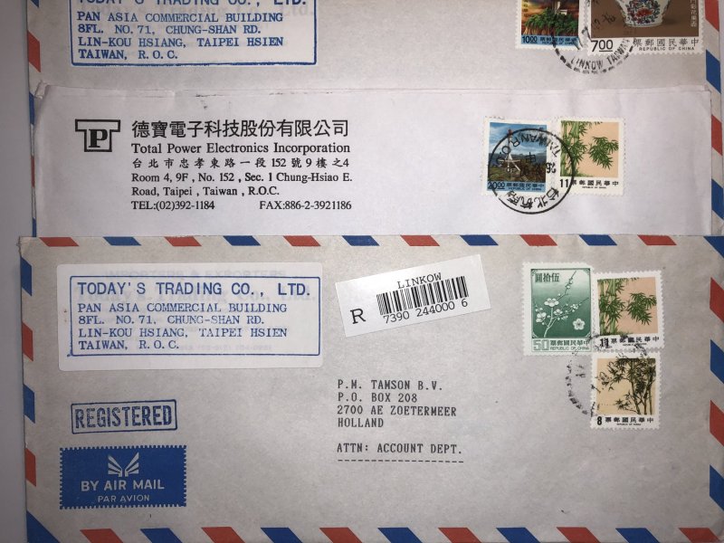 China - 5 modern covers