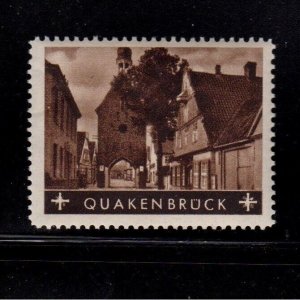 German Tourism Advertising Stamp - Cities, Towns & Landmarks - Quakenbrück - MNH