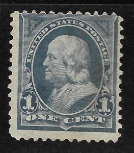 US #246 1c Benjamin Franklin