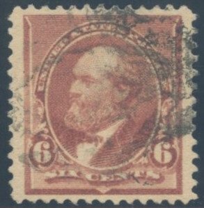 US Scott #224 Used, XF(90), PSE (Graded 90)