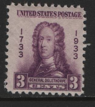 US 726     MNH   OGLETHORPE ISSUE 1933