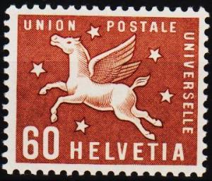 Switzerland. 1957 60c S.G.LP8 Unmounted Mint