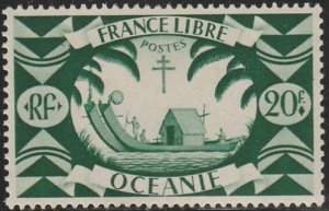 French Polynesia, #149 MH From 1942