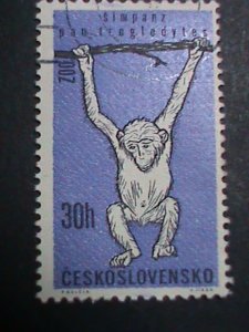 CZECHOSLOVAKIA STAMP- WORLD WILD  ANIMALS CTO NH STAMPS SET VERY FINE