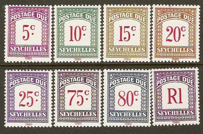 Seychelles #J11-18 NH 1980 Postage Dues