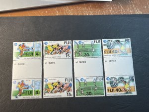 FIJI # 405-408 -MINT/NEVER HINGED----COMPLETE SET OF GUTTER PAIRS ------1979