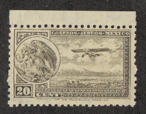 Mexico Arms/Plane (Scott #C13) MNH