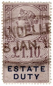 (I.B) QV Revenue : Estate Duty £1 10/-