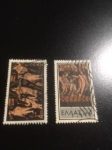 Greece sc 654-655 uhr