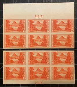 US Stamps - SC# 764 - MNGAI - Matched Plate Blocks Of 6 - Premium Item - CV= $80