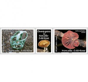 2022 New Caledonia Mushrooms Pr/lbl (Scott 1284) MNH