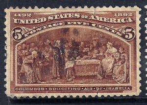 U.S. 234 Used VF (2)  Low Start