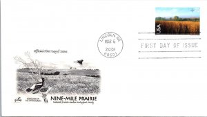 FDC 2001 SC #C136 Artcraft Cachet - Lincoln, NE - Single - J2979