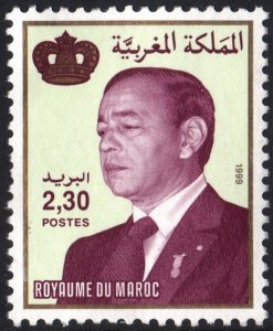 Morocco SC#719 2.30 د.م. King Hassan II (1998) Used
