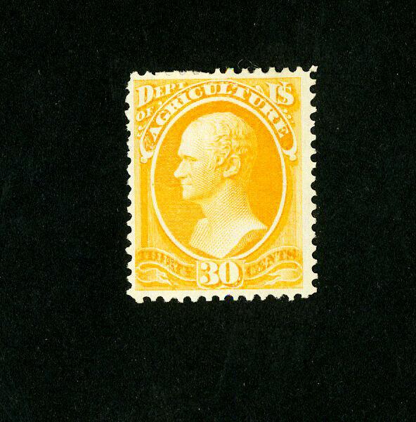 US Stamps # O9 VF OG H Fresh color Scott Value $550.00