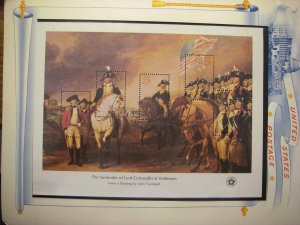 Scott 1686-89, American Bicentennial Souvenir Sheets, Mounted on White Ace pages