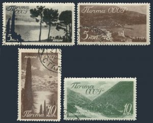 Russia 666-669, CTO. Michel 625-628. Views of Crimea and Caucasus, 1938.